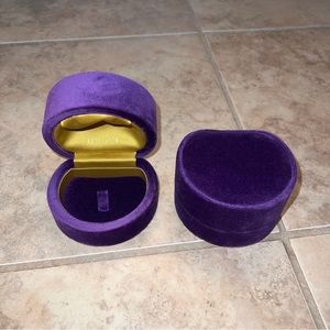Set (2) of Gucci Purple Velvet Ring Boxes 💍